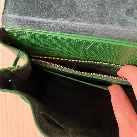 Mansur Gavriel Soft Lady Bag Lizard Embossed Leather - Picture 5 of 17